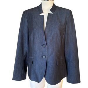Jones New York Stretch Navy Blazer 10
